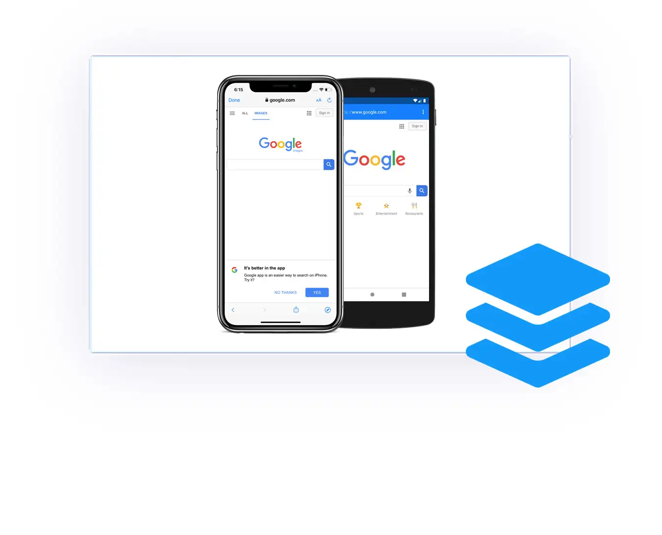 Different Views and Layer Tabs in your WebView app on iOS and Android